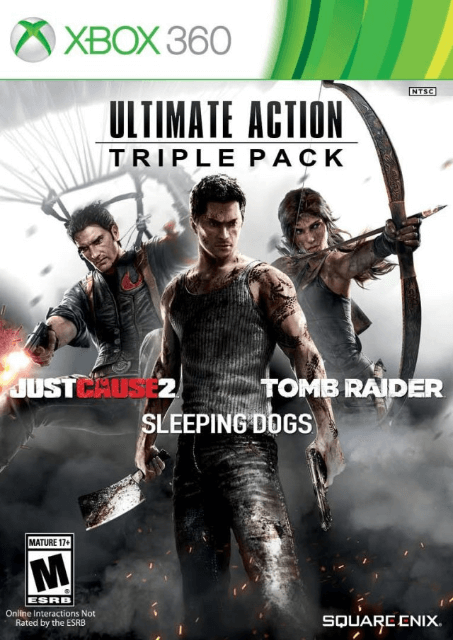 Ultimate Action Triple Pack box art for Xbox 360